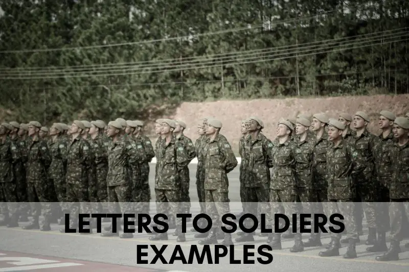 Letters to Soldiers Examples