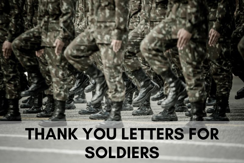 Thank You Letter for Soldiers