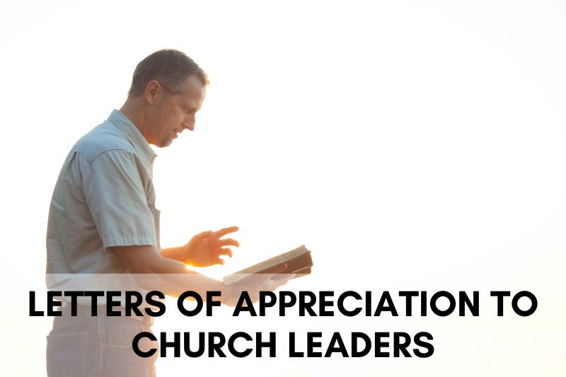 Letter of Appreciation to Church Leaders 