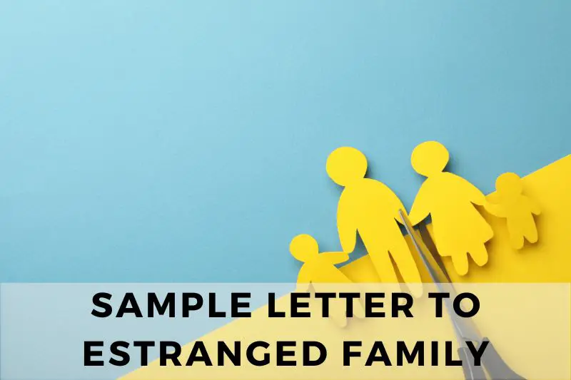 Sample Letter to Estranged Family Member