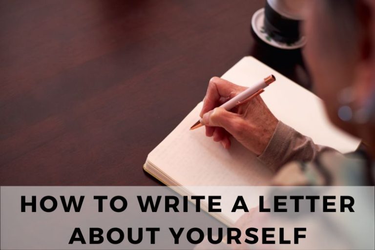 How to Write a Letter About Yourself