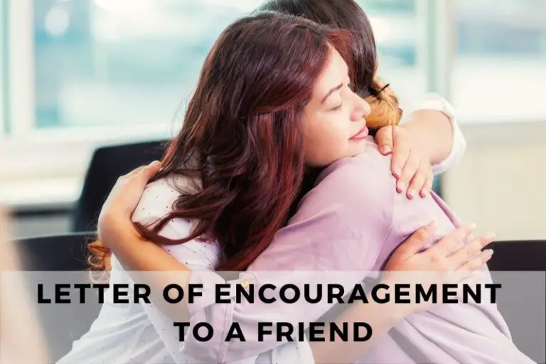 Letter of Encouragement to a Friend