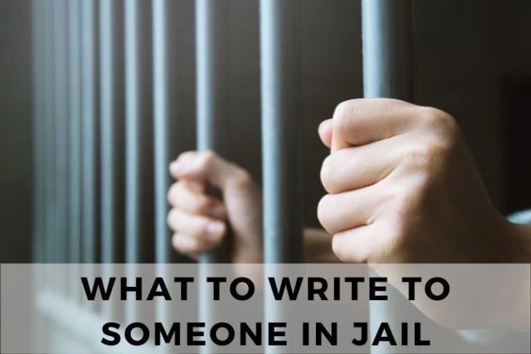 What to Write to Someone in Jail (and What Not)