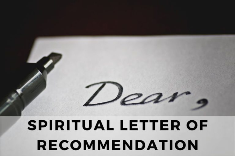 Sample Spiritual Letters of Recommendation (Copy Them!)