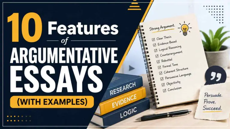 10 Features Of Argumentative Essay
