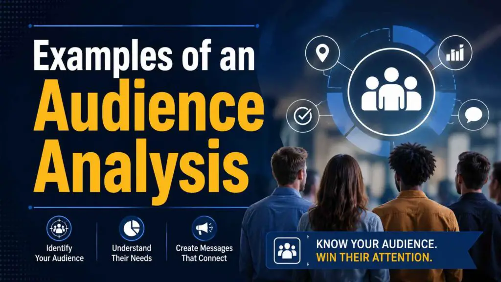 Audience Analysis Example