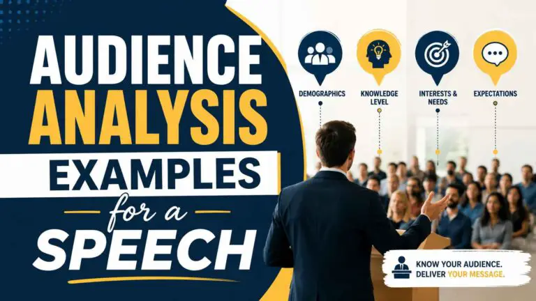 Audience Analysis Example For Speech