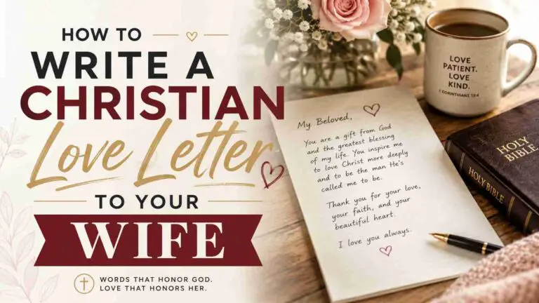 Christian Love Letter To My Wife