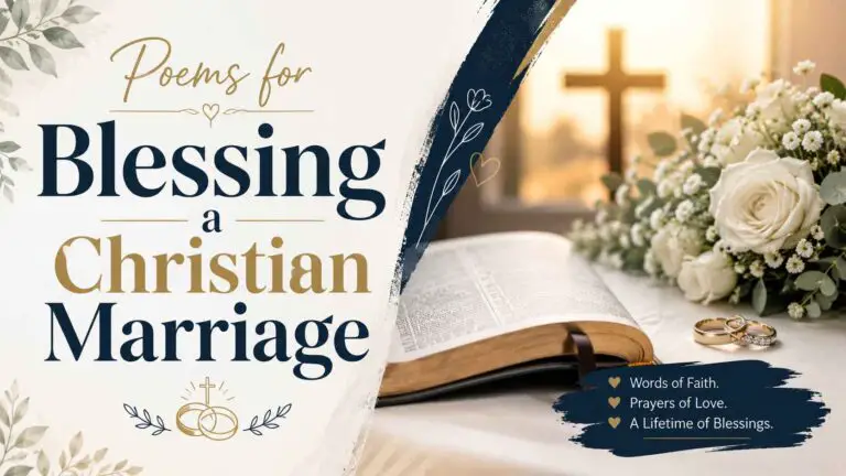 Christian Marriage Blessing Poem