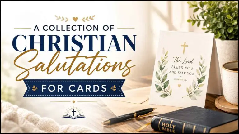 Christian Salutations For Cards