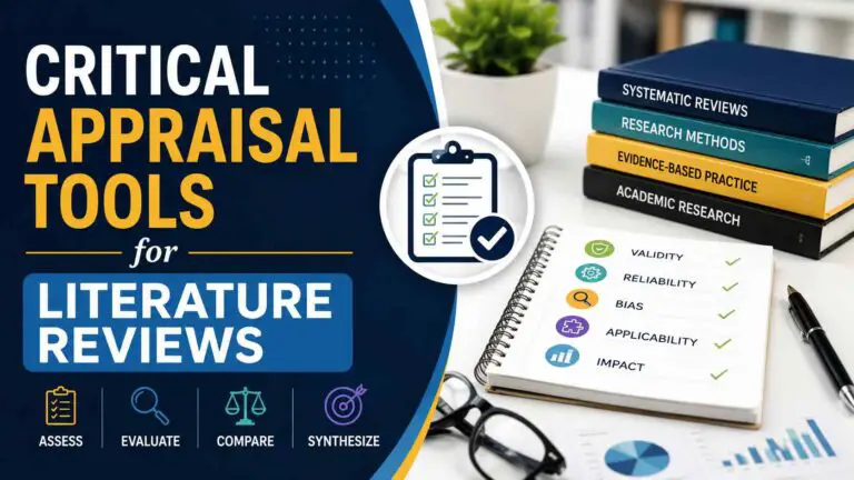 Critical Appraisal Tools For Literature Reviews