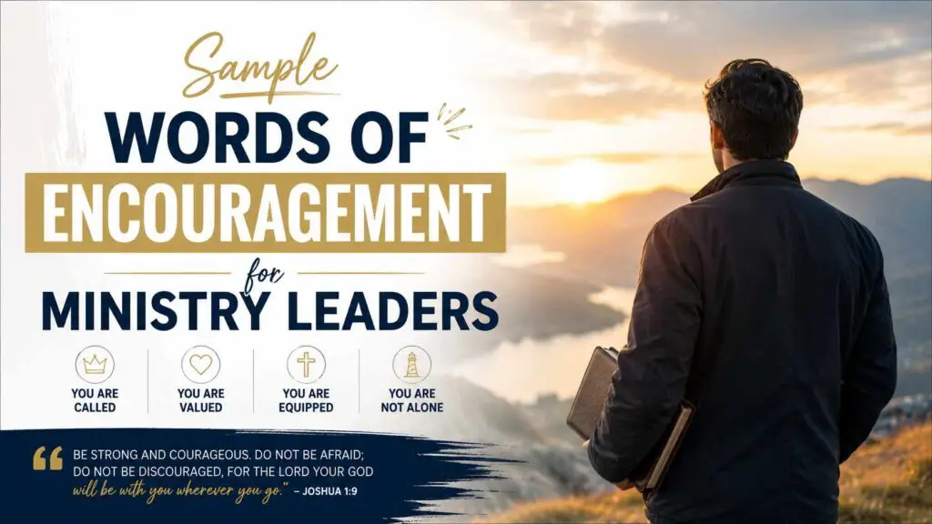 Encouraging Words For Ministry Leaders