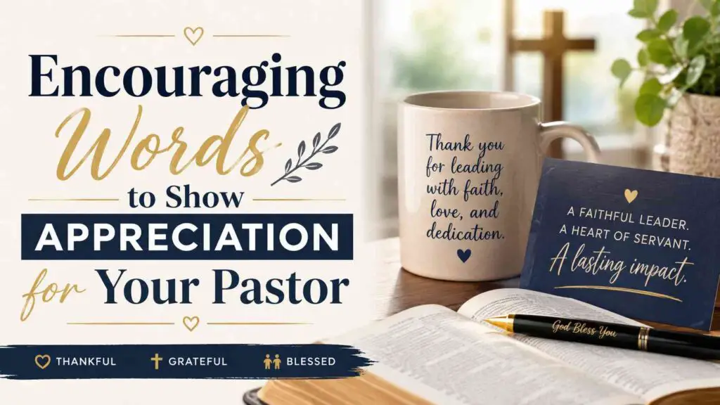 Encouraging Words For Pastors Appreciation