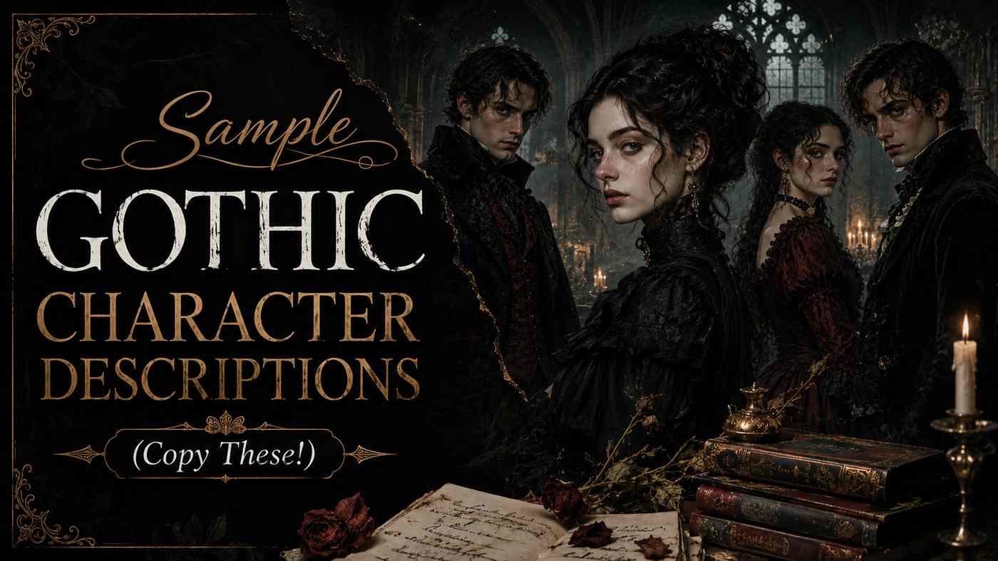 Sample Gothic Character Descriptions (Copy These!)