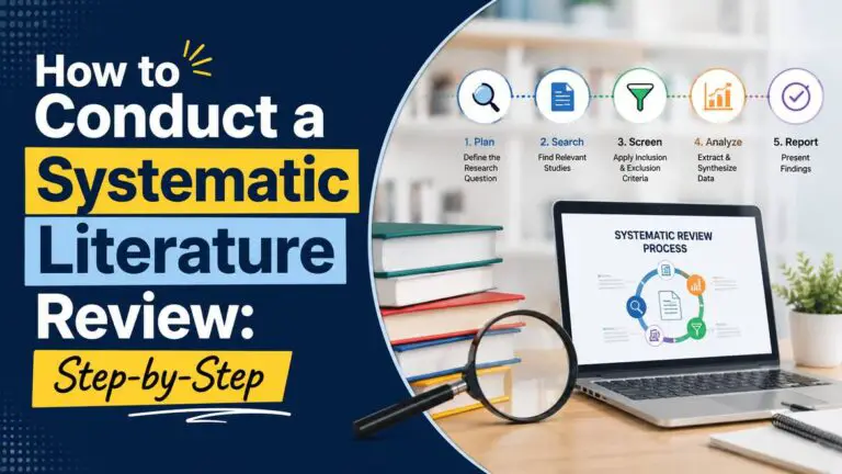How To Conduct A Systematic Literature Review