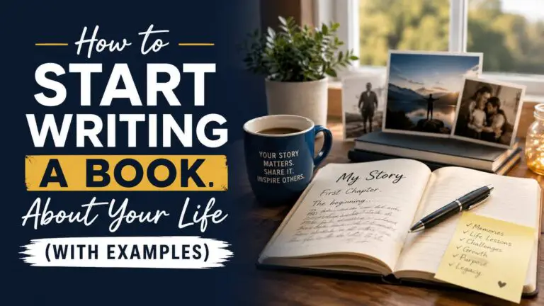 How To Start Writing A Book About Your Life Examples