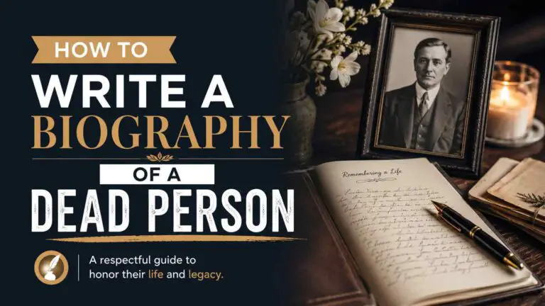 How To Write A Biography Of A Dead Person
