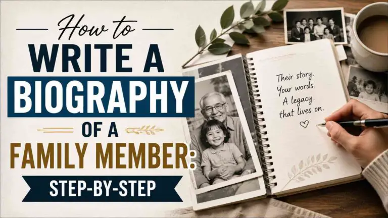 How To Write A Biography Of A Family Member