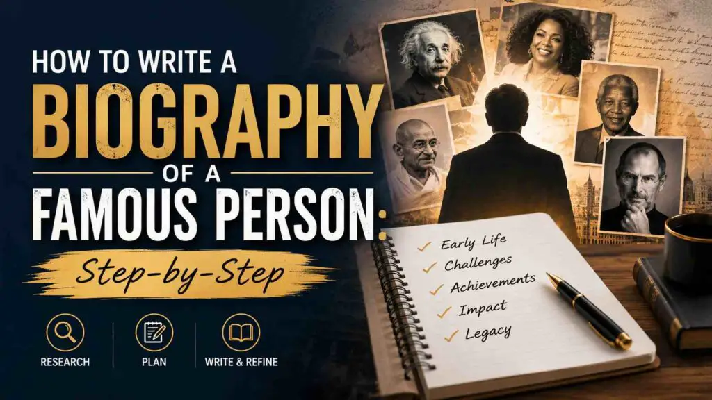 How To Write A Biography Of A Famous Person