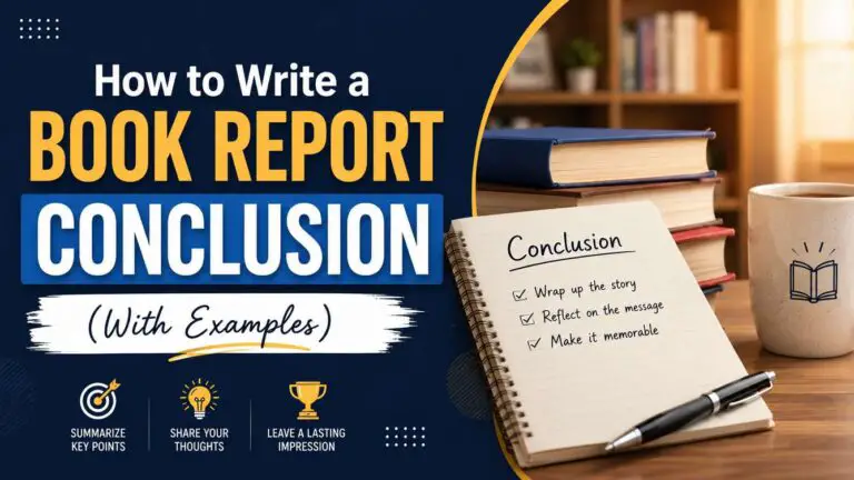 How To Write A Book Report Conclusion