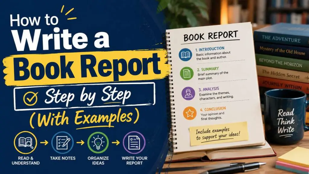 How To Write A Book Report Step By Step