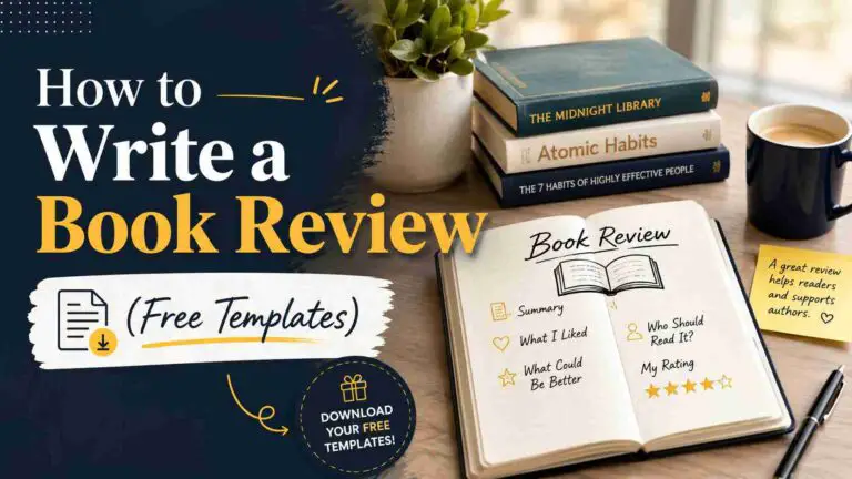 How to Write a Book Review (Free Templates)