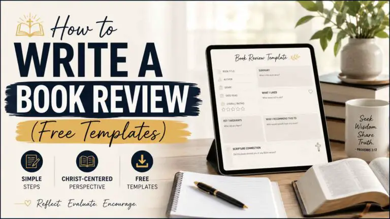 How To Write A Book Review Template