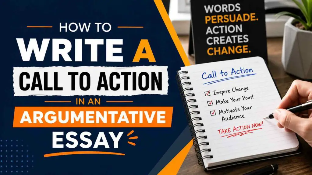 How To Write A Call To Action In An Argumentative Essay