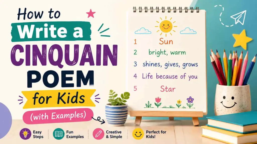 How To Write A Cinquain Poem For Kids