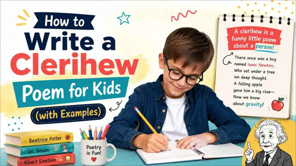 How To Write A Clerihew Poem For Kids