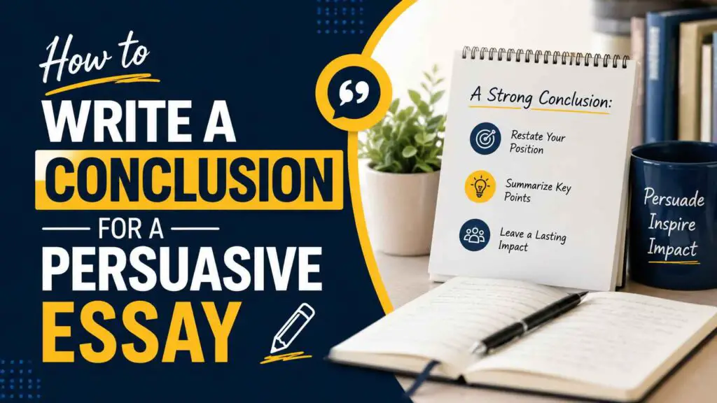 How To Write A Conclusion For A Persuasive Essay
