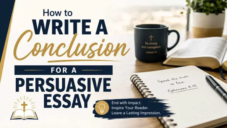 How To Write A Conclusion For A Persuasive Essay