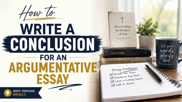 How To Write A Conclusion For An Argumentative Essay