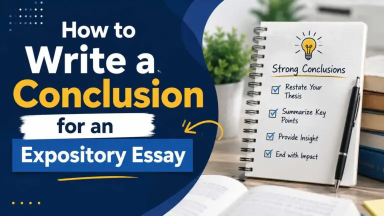 How to Write a Conclusion for an Expository Essay