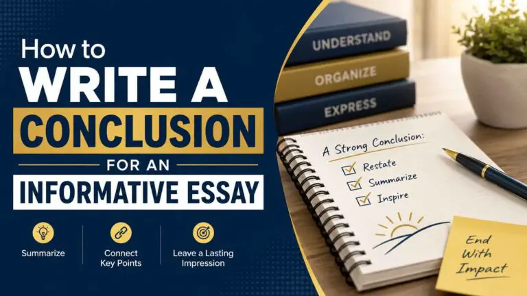 How to Write a Conclusion for an Informative Essay