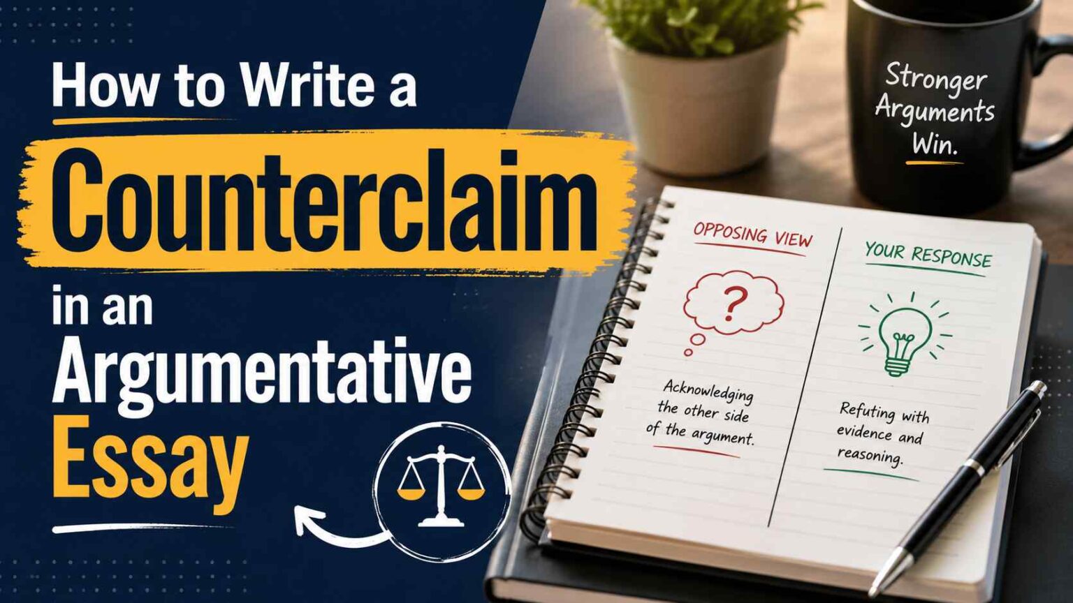 How to Write a Counterclaim in an Argumentative Essay