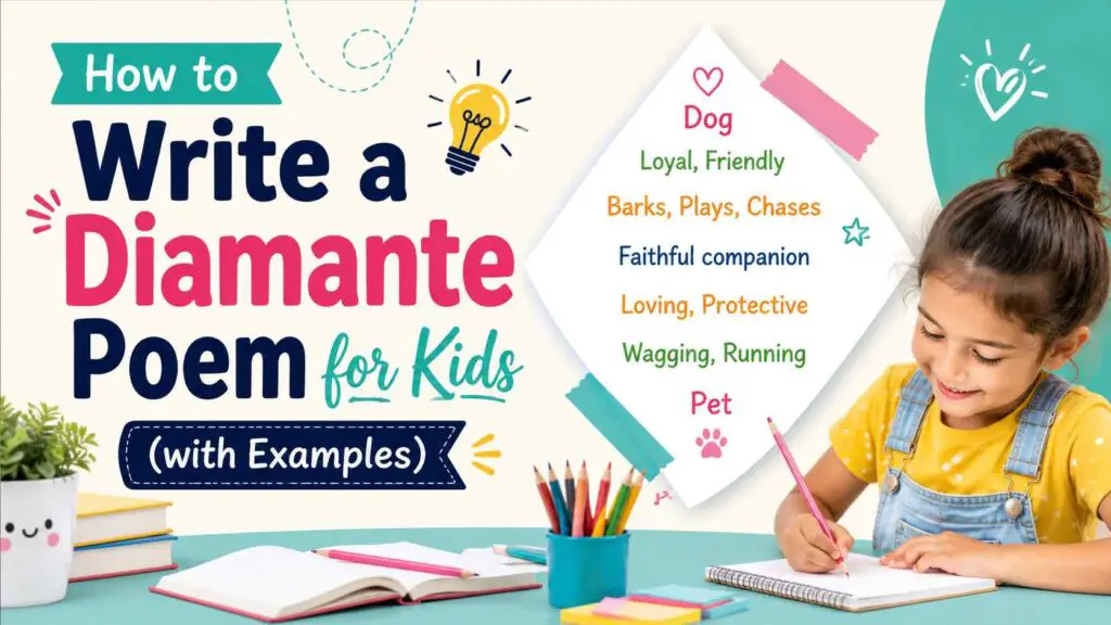 How To Write A Diamante Poem For Kids
