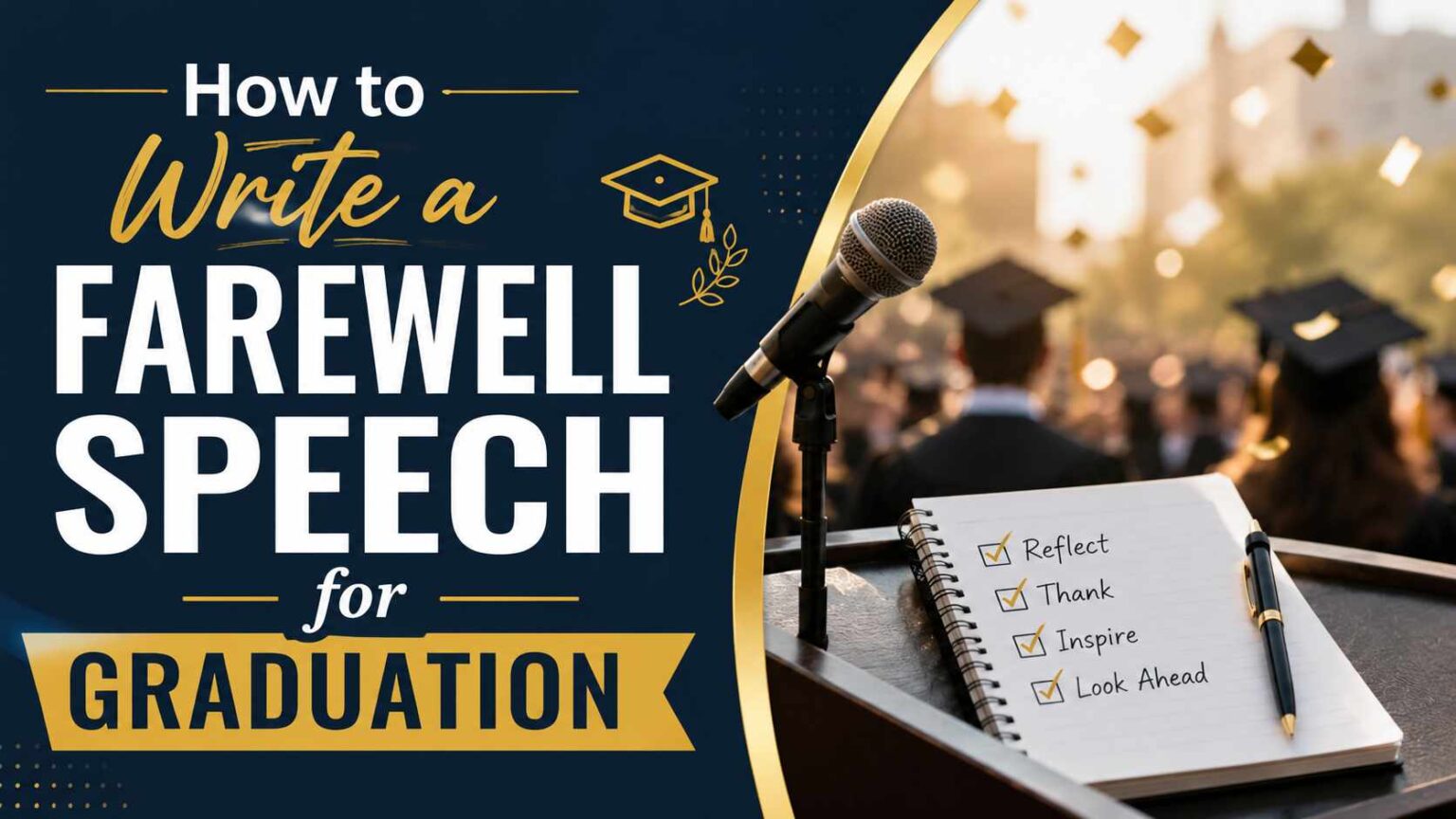 How to Write a Farewell Speech for Graduation