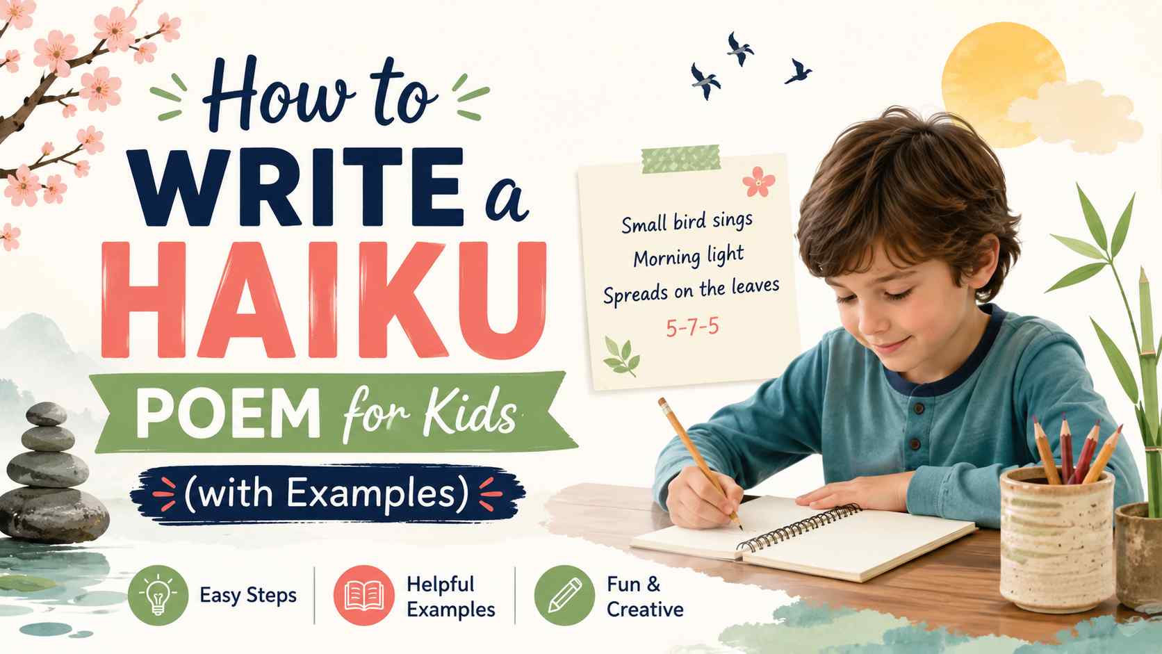 Haiku Excamples How to Write a Haiku Poem for Kids (with Examples)