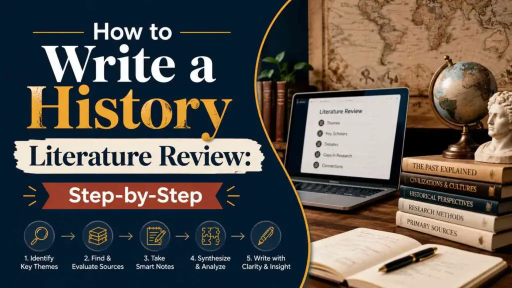 How To Write A History Literature Review