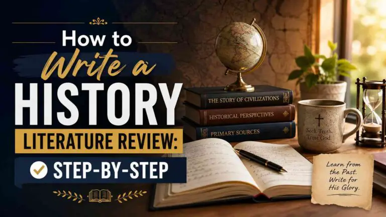 How To Write A History Literature Review