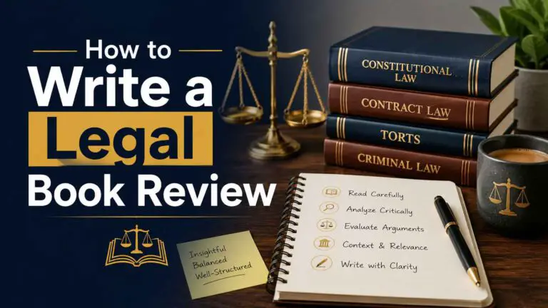 How to Write a Legal Book Review