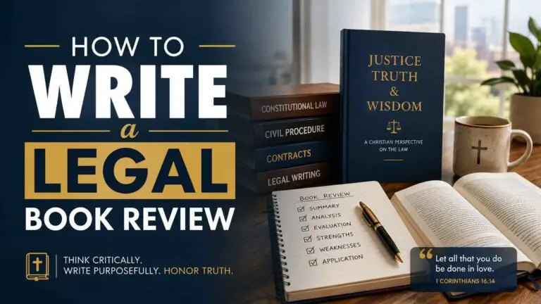 How To Write A Legal Book Review