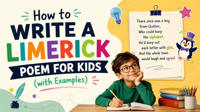 How to Write a Limerick Poem for Kids (with Examples) 