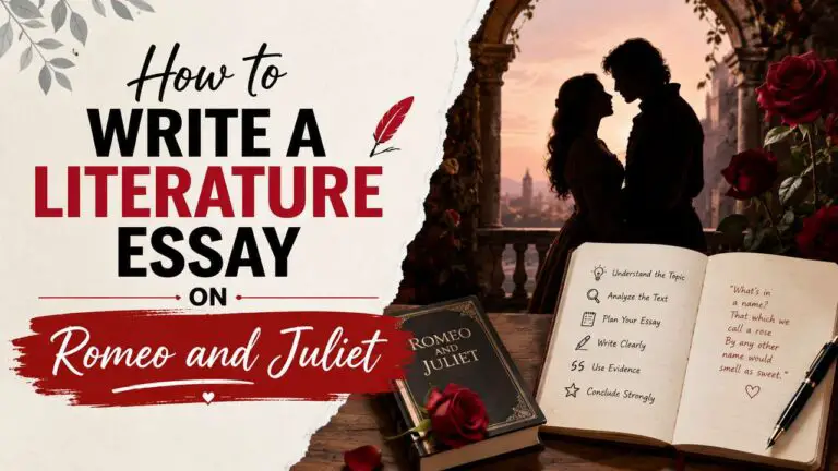 How To Write A Literature Essay On Romeo And Juliet