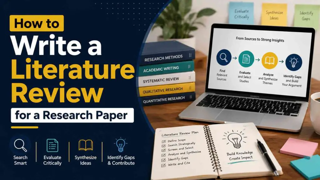 How To Write A Literature Review For A Research Paper