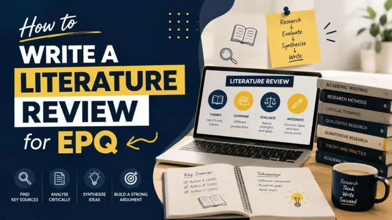 How To Write A Literature Review For Epq