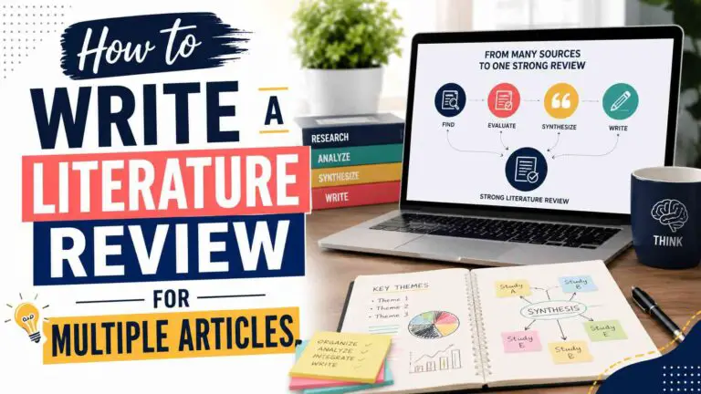 How To Write A Literature Review For Multiple Articles