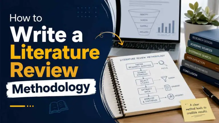 How To Write A Literature Review Methodology