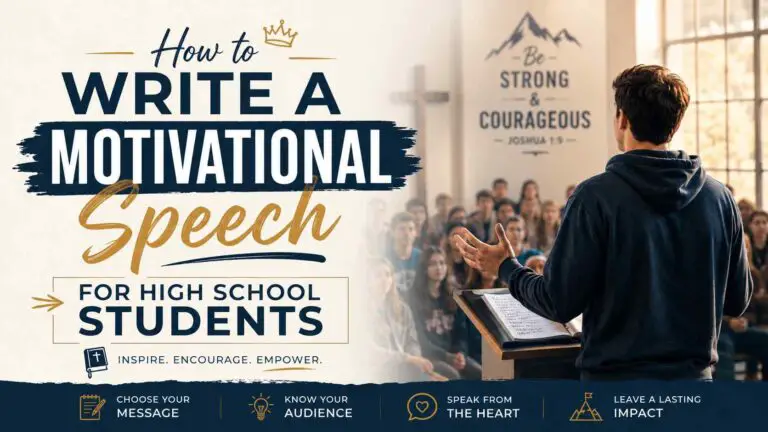 How To Write A Motivational Speech For High School Students
